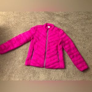 Women’s GAP Zip-Up Jacket Size Large Tall Pink